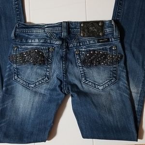 Rhinestone/Studded Miss Me Jeans